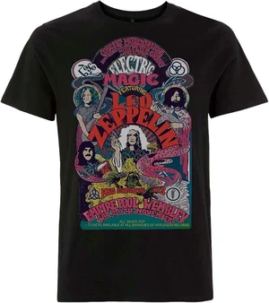 Led Zeppelin T-shirt Full Colour Electric Magic Unisex Black 2XL