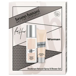 Bruno Banani Woman - deodorant s rozprašovačem 75 ml + sprchový gel 50 ml