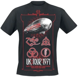 Led Zeppelin T-shirt UK Tour '71. Unisex Black M