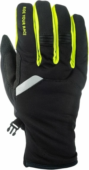 R2 Storm Gloves Black/Neon Yellow XL Rękawice narciarskie