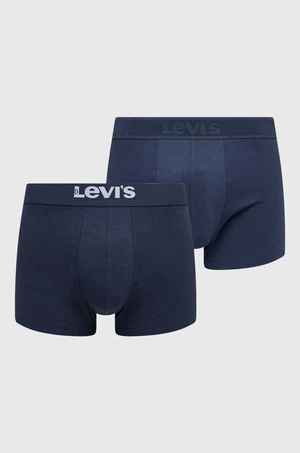 Boxerky Levi's 2-pak 37149.0827-002, pánske, tmavomodrá farba