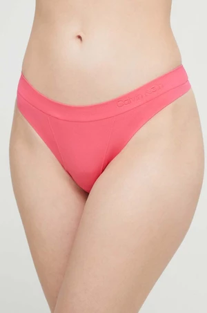 Tangá Calvin Klein Underwear ružová farba
