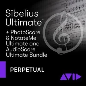 AVID Sibelius Ultimate Perpetual AudioScore PhotoScore NotateMe (Digitales Produkt)