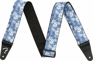 Fender 2'' Hawaiian Strap Blue Floral Kytarový pás Blue