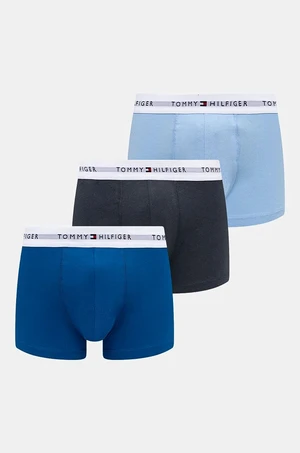 Boxerky Tommy Hilfiger 3-pack pánské, bílá barva, UM0UM02761