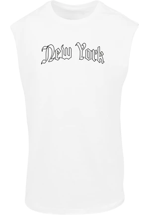 Men's tank top New York white