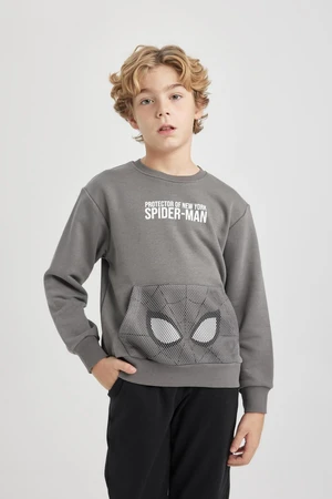 DEFACTO Oversized Marvel Spiderman Crew Neck Sweatshirt