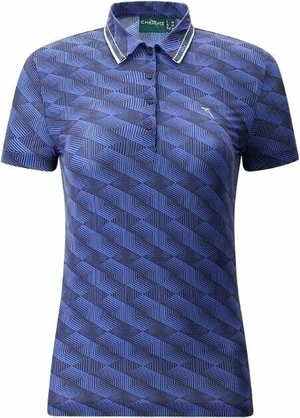 Chervo Womens Anzi Blue Pattern 38 Polo košeľa