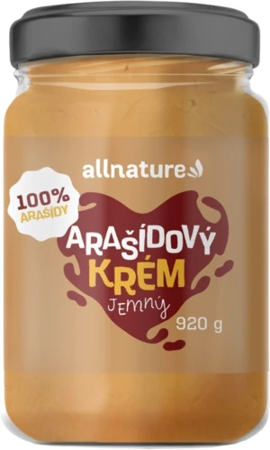 ALLNATURE Arašídový krém jemný 920 g