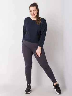 Cotton graphite leggings