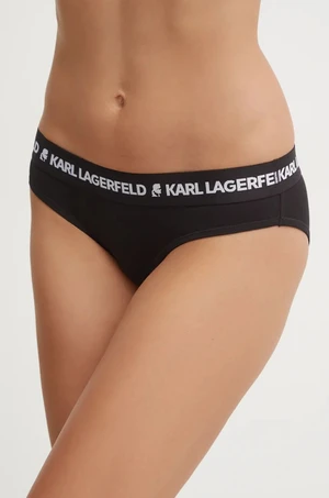 Kalhotky Karl Lagerfeld 3-pack černá barva, 246W2112