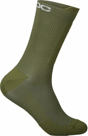 POC Lithe MTB Sock Mid Epidote Green S Chaussettes de cyclisme