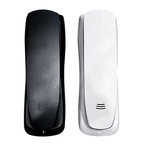 Mini Wall Phone Wall Mount Telephone Desktop Corded Landline Phone Fixed Telephone for Home Hotel School Office