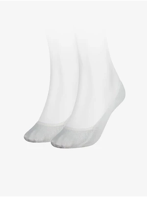 Tommy Hilfiger Socks - TH WOMEN REGULAR STEP 2P white