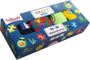 Bellinda Darčeková sada ponožiek Crazy Socks Box BOX 1 FW23 43-46