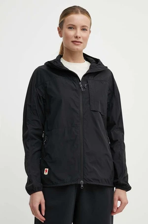 Bunda Fjallraven High Coast dámská, černá barva, přechodná, F83516