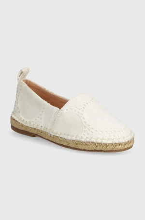 Dětské espadrilky zippy bílá barva