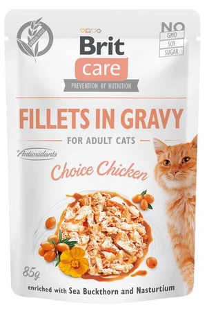 BRIT CARE cat vrecko ADULT CHOICE chicken - 85 g