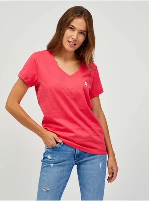 SAM73 Dark pink Womens T-Shirt SAM 73 Lumiel - Women