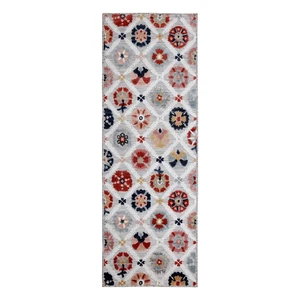 Szary chodnik odpowiedni na zewnątrz 230x80 cm Flora – Flair Rugs