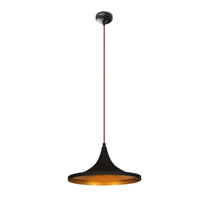 Czarna metalowa lampa wisząca Opviq lights Leon