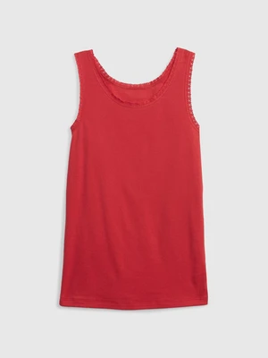 GAP Kids Tank Top with Lace - Girls