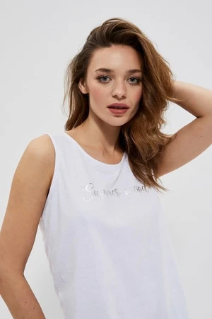 Women's top Moodo - white