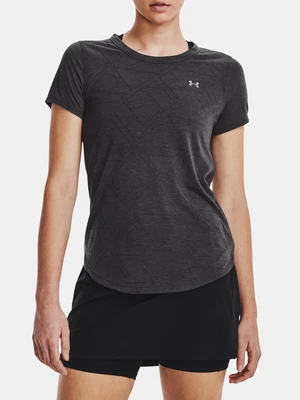 Under Armour T-Shirt UA Run Trail Tee-GRY - Women