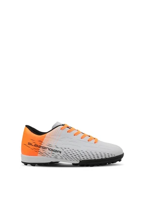 Slazenger Score I Hs Football Boys' Astroturf Field Shoes White / Orange