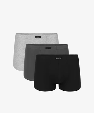 Man boxers ATLANTIC 3Pack - black/gray/graphite