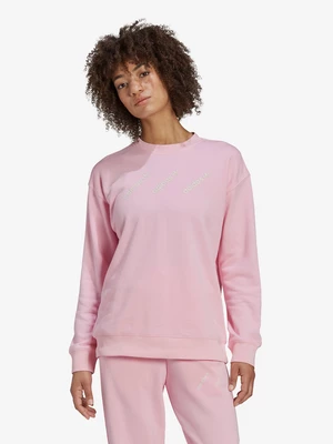 Women's light pink adidas Originals sweatshirt