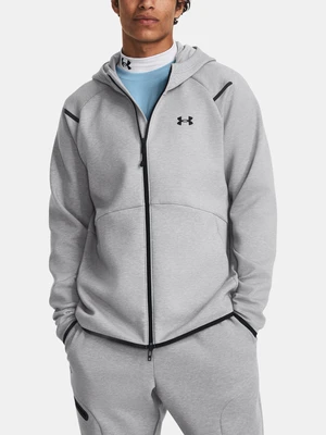 Under Armour Sweatshirt UA Unstoppable Flc FZ-GRY - Men's