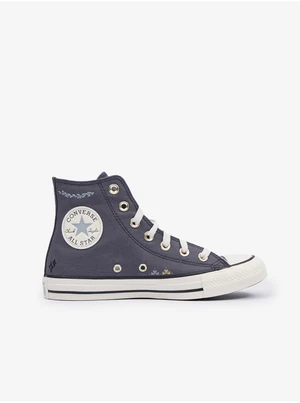 Grey Women's Ankle Sneakers Converse Chuck Taylor All Star - Women