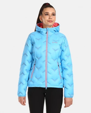 Women's down jacket Kilpi ALBERTA-W Blue