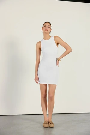 VATKALI Basic Mini Dress White