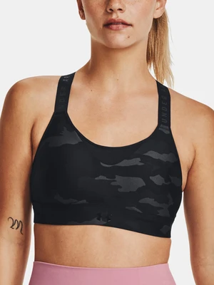 Under Armour Bra UA Infinity High Print Bra-BLK - Women