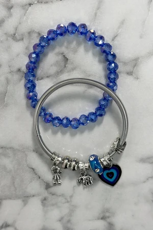 Cornflower bracelet