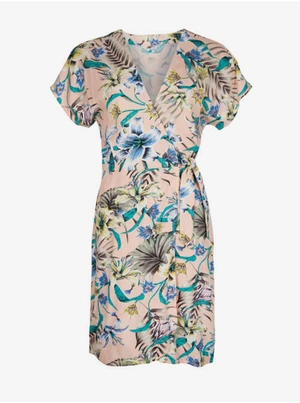 ONeill Light Pink Wrap Floral Dress O'Neill - Women