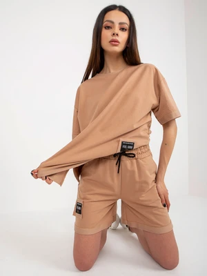 Summer set made of camel cotton