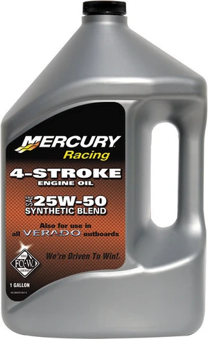 Quicksilver Racing 4-Stroke Marine Oil Synthetic Blend 25W-50 4 L Lodní motorový olej