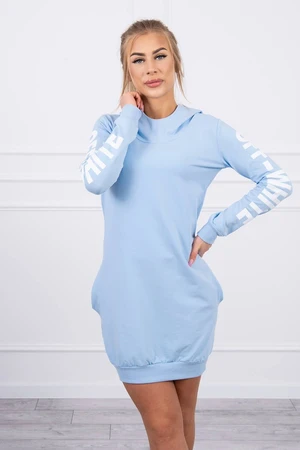 Dress Off White Cyan