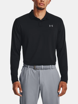 Under Armour T-Shirt UA Performance 3.0 LS Polo-BLK - Men