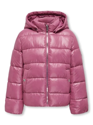 Pink girls' quilted jacket ONLY Wemmy - Girls