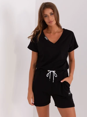 Black short overall