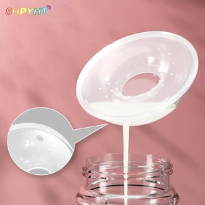 1PC Baby Care Anti Galactorrhea Pad Breast Milk Silicone Collector Spilled Milk Leaking Milk Container Soft Reusable Nursing Pad