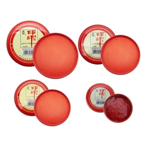 N80D Red Stamp Pad Quick-Drying Red Stamp Pad Chinese Pad Round Red Yinni Pad