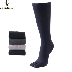 VERIDICAL 2022 Hot Sale Five Fingers Socks Long Combed Cotton Good Quality Compression Thermal Socks 5 Finger Socks Calcetine