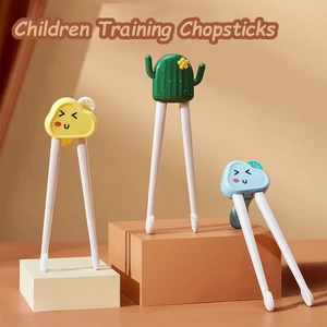 Silica gel Cartoon Cloud Chopsticks Plastic Cactus Eating Practice Chopsticks Cartoon ABS Kitchen Tableware Enlightenment