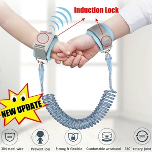 Child Anti Lost Wrist Strap Rope Toddler Leash Magnetic Safety Outdoor Walking Hand Belt 1.5/2/2.5M Kid Band Anti-lost Wristband