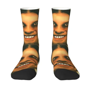 Kawaii Aphex Twin Socks Men Women Warm 3D Printing British Electronic Music Artist Sports Football Socks